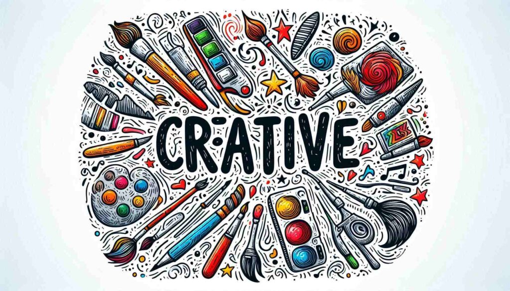 An image on which it is written "creative"