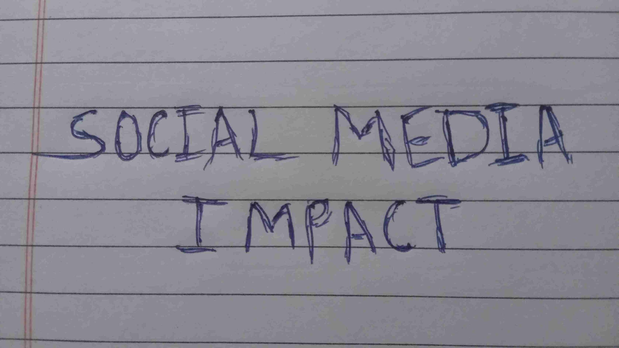 an image on which it is written " social media impact"