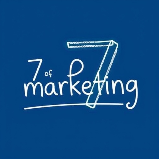 an image in which it is written " 7 p's of marketing